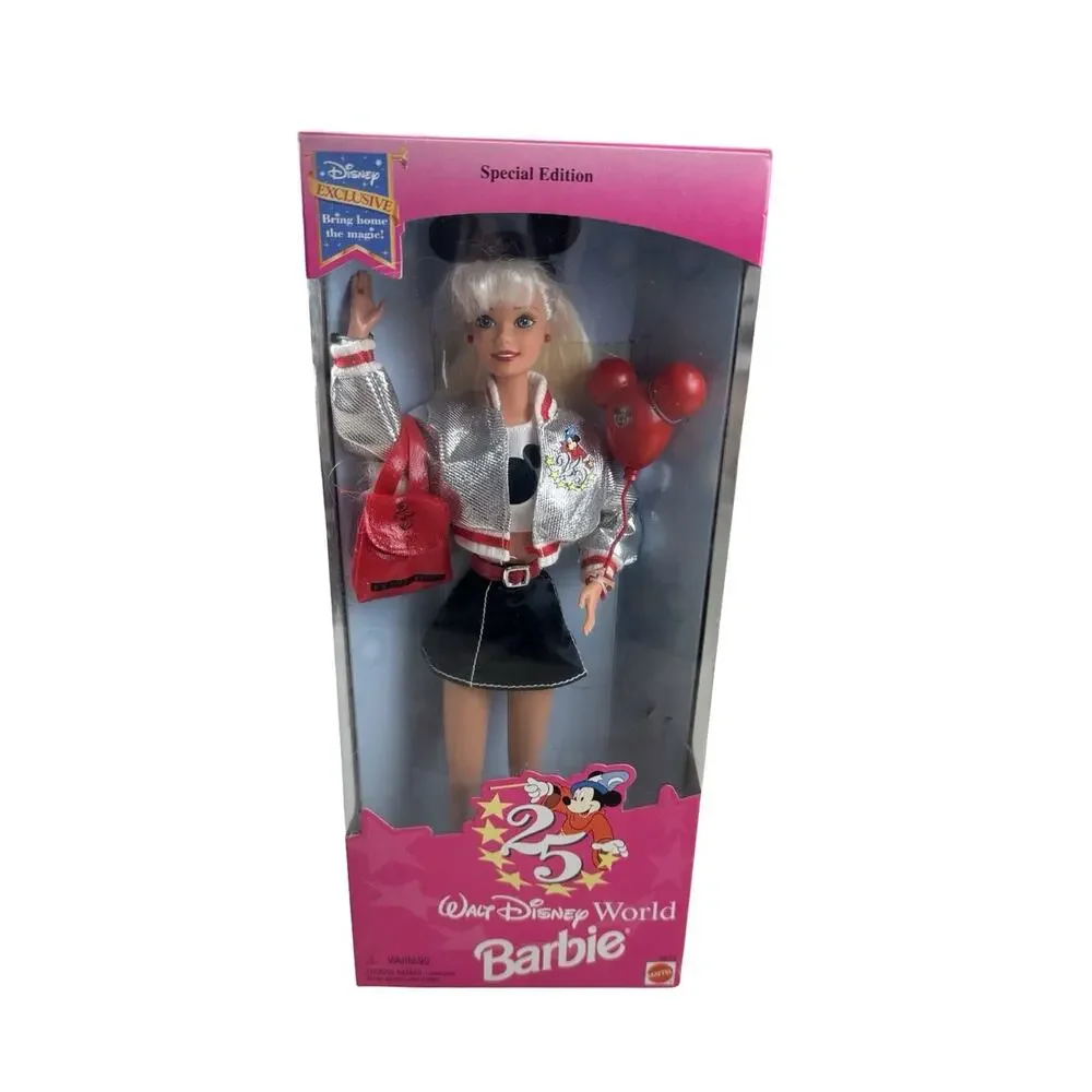 Barbie Walt Disney World 25th Anniversary 1996 Special Edition Doll New
